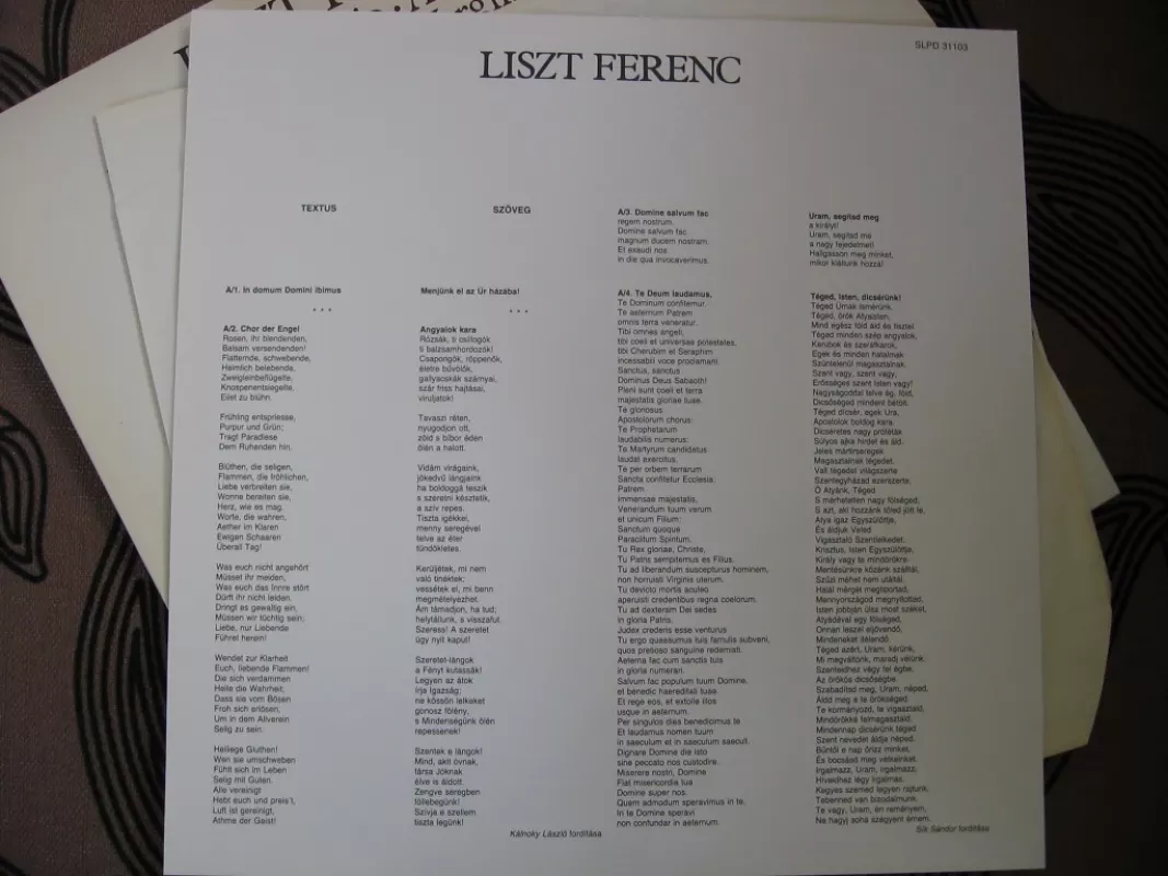 Liszt Ferenc - Liszt Ferenc, plokštelė 5