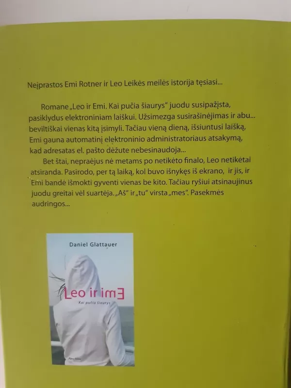 Leo ir Emi. Septintoji banga - Glattauer Daniel, knyga 3