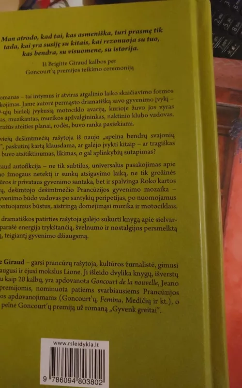 Gyvenk greitaiBrigitįe - Brigite Giraud, knyga 3