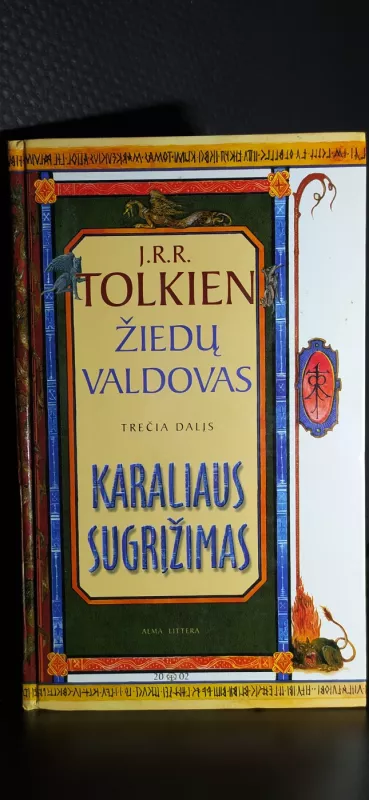 Hobitas+Žiedų valdovas - J. R. R. Tolkien, knyga 3