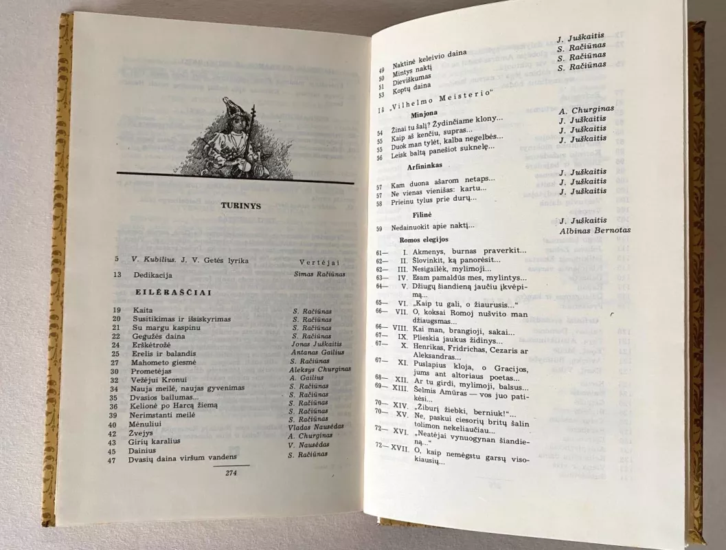 Poezija - Johanas Volfgangas Gėtė, knyga 5