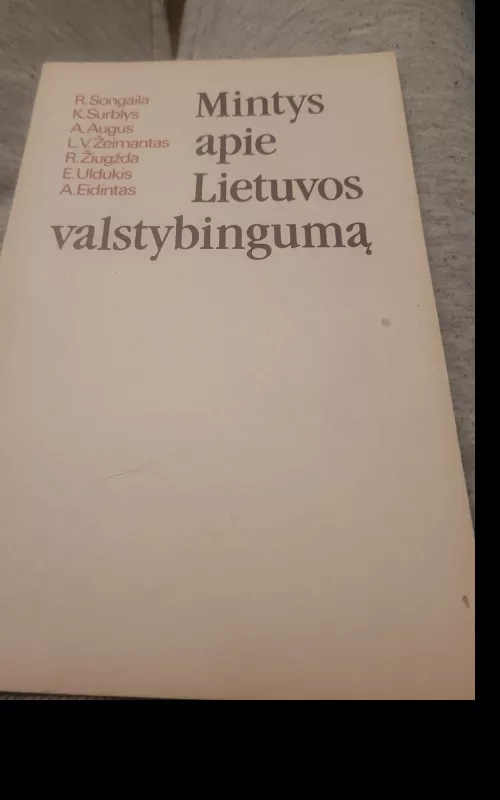 Mintys apie Lietuvos valstybingumą - R. Songaila, knyga