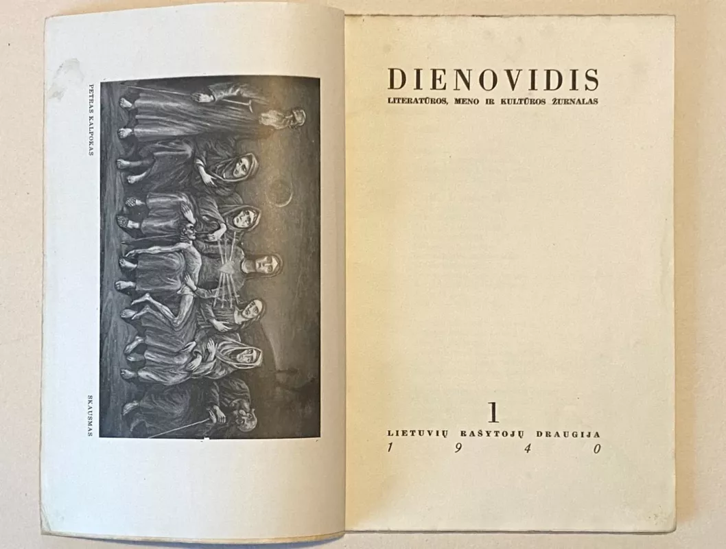 Dienovidis žurnalas 1940m. Nr.1 - Autorių Kolektyvas, knyga 3