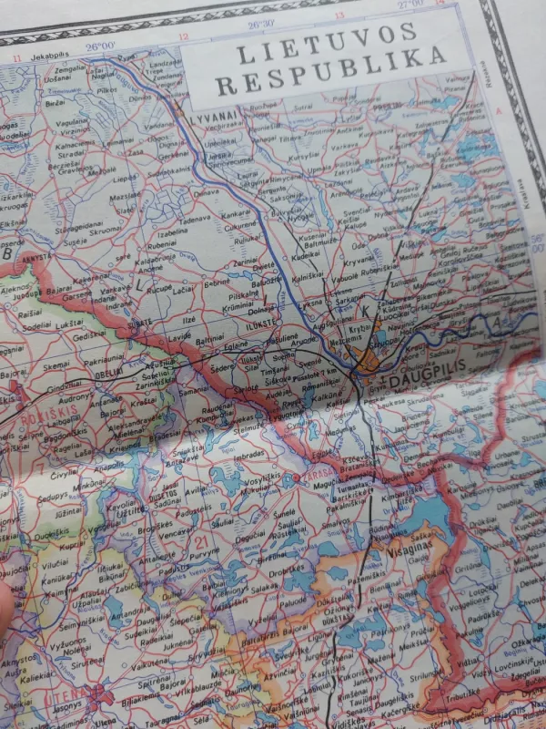 Lietuvos Respublika. Administracinis žemėlapis - Valstybinė geodezijos tarnyba, knyga 3