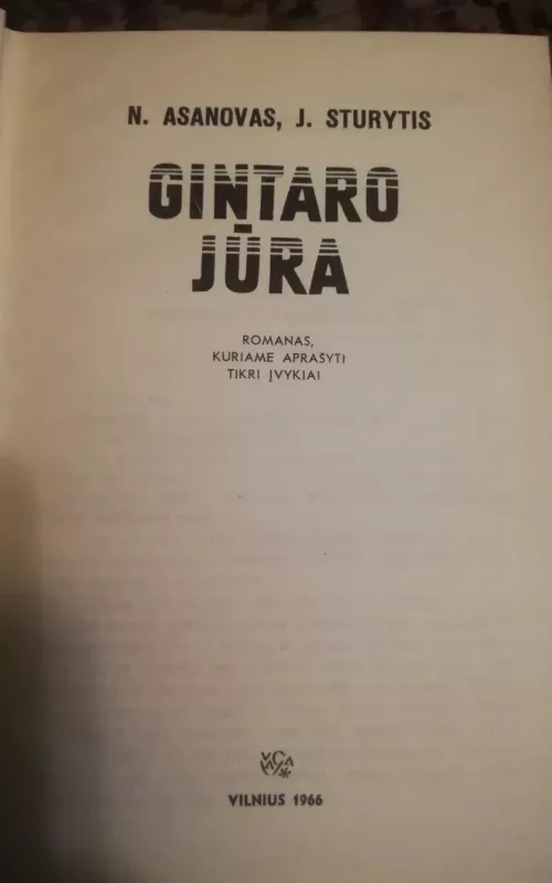 Gintaro jūra - N. Asanovas, J.   Sturytis, knyga 2