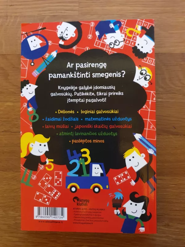 Galvosūkiai 9-11 metų vaikams. 101 užduotis mąstymui lavinti - Autorių Kolektyvas, knyga 3