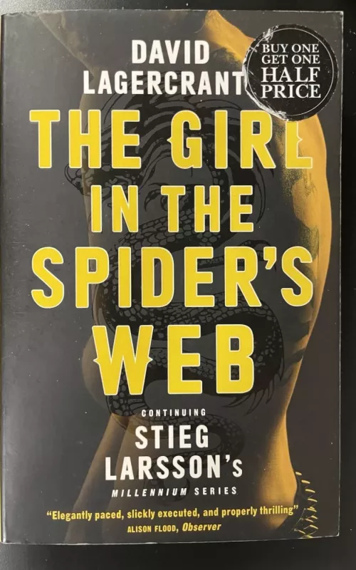 The Girl in the Spider's Web - David Lagercrantz, knyga