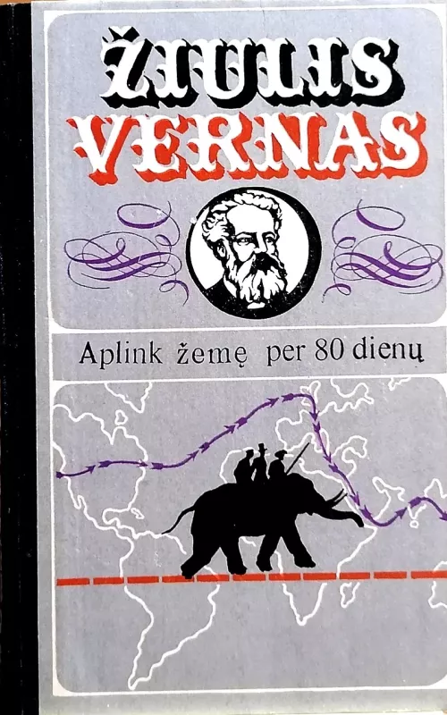 Aplink žemę per 80 dienų - Žiulis Vernas, knyga