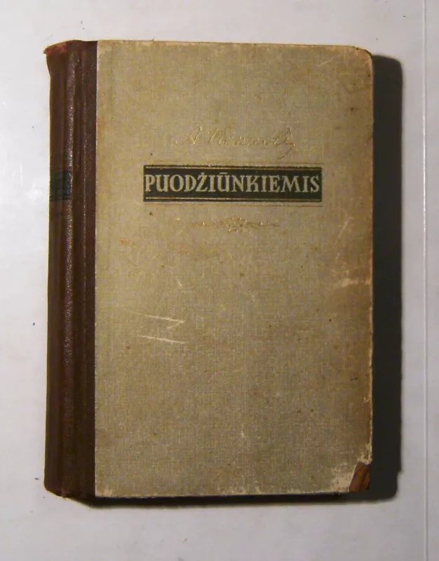 Puodžiūnkiemis - Antanas Vienuolis, knyga 3
