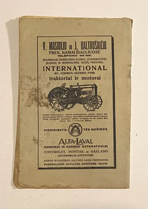 Ūkininko Patarėjas žurnalas 1929m. NR.20 - Autorių Kolektyvas, knyga 6