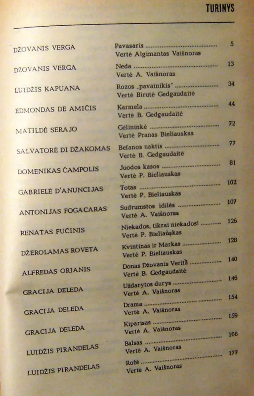 Italų novelės - Autorių Kolektyvas, knyga 5