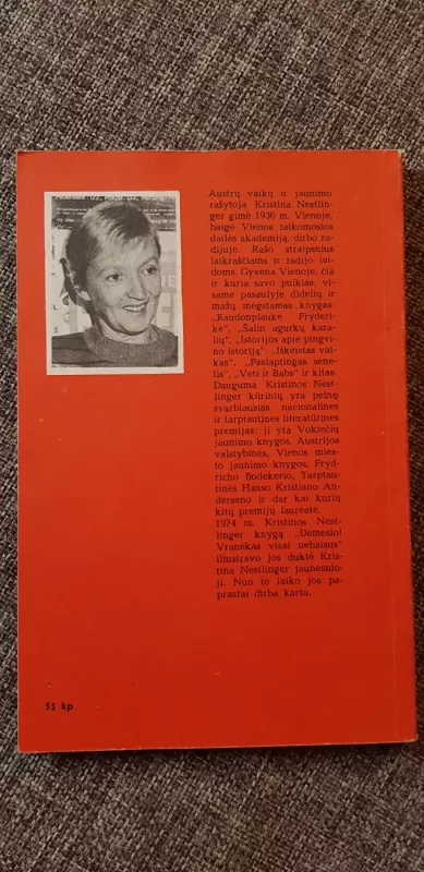 Šalin agurkų karalių. Pirmadienį viskas kitaip - Kristina Nestlinger, knyga 3