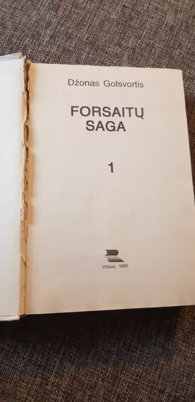 Forsaitų saga (2 tomai) - Džonas Golsvortis, knyga 5