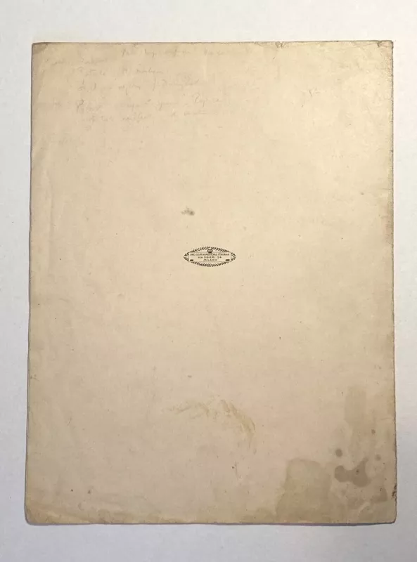 Senovinės muzikinės natos bukletas 1931m. - Stasys Šimkus, knyga 4