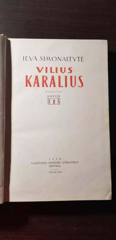 Vilius Karalius (I dalis) - Ieva Simonaitytė, knyga 3