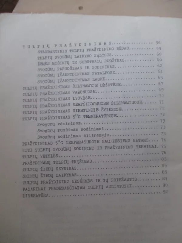 Tulpių auginimas ir pražydinimas - Stanislovas Gegužis, knyga 5