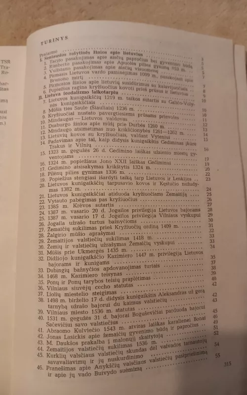 Lietuvos TSR istorijos chrestomatija - Autorių Kolektyvas, knyga