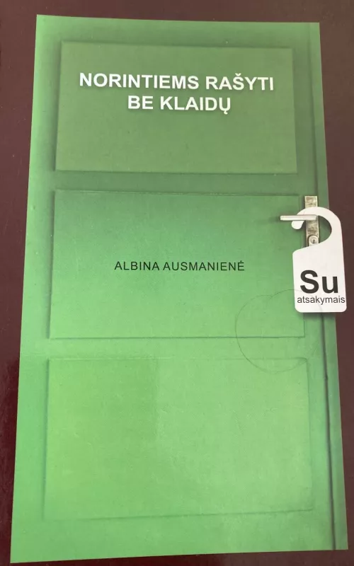 Ausmanienė Albina Norintiems rašyti be klaidų (su atsakymais) - Albina Ausmanienė, knyga