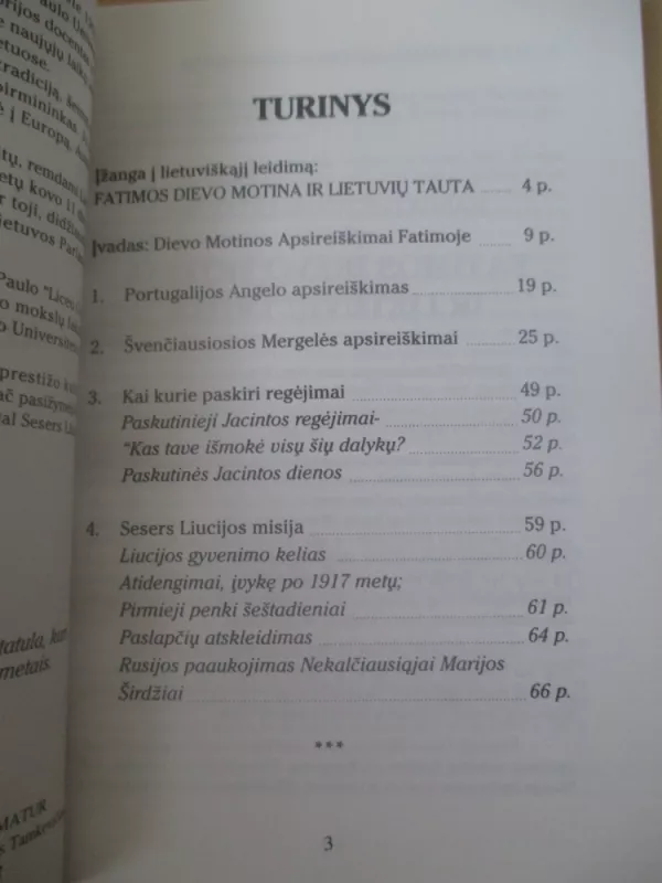 Fatimos apsireiškimai ir pranešimai - Machado Borelli, knyga 6