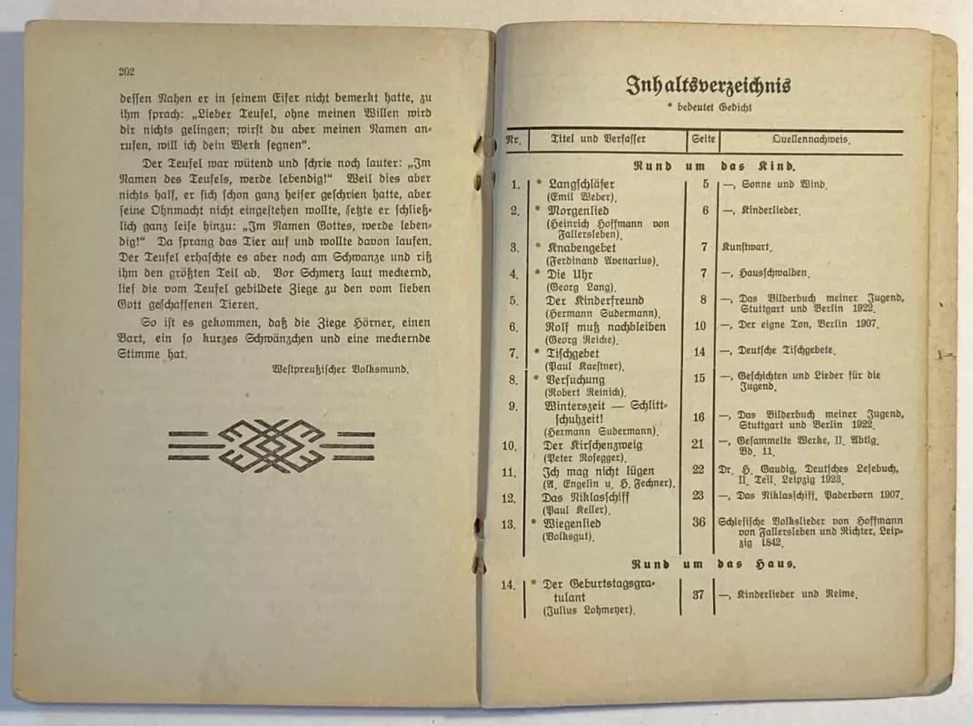 Mūsų Jaunimo Draugas - Vokiečių klb. vadovėlis - Kaunas 1930m. - Erhardas Jansenas, knyga 6