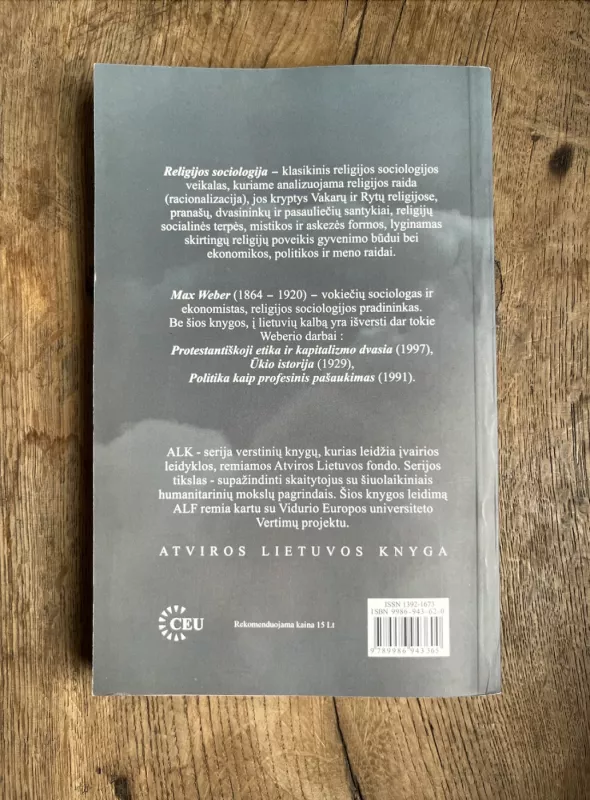 Religijos sociologija - Max Weber, knyga 4