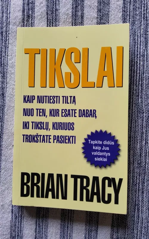 Tikslai - Brian Tracy, knyga