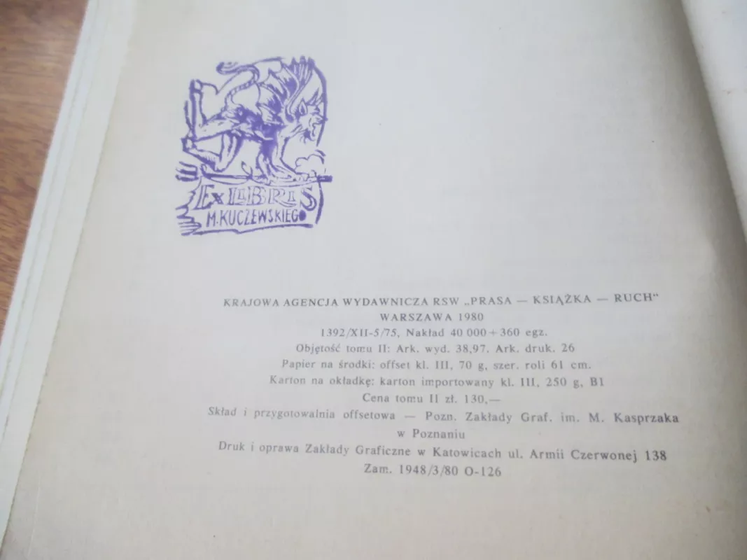 Katalog specjalizowany znakow pocztowych ziem polskich 1981 2 - Autorių Kolektyvas, knyga 6