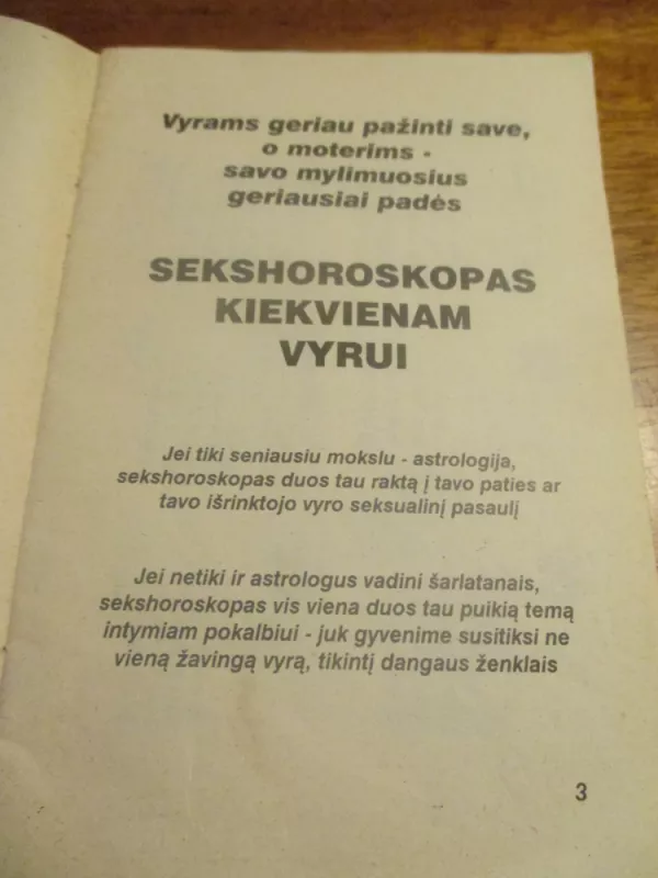 Sekshoroskopas kiekvienam vyrui - Autorių Kolektyvas, knyga 4