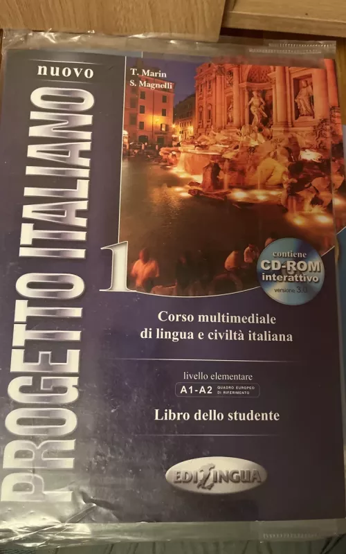 Nuovo progetto italiano 1  Corso multimediale di lingua e civilta italiana - T.Marin S.Magnelli, knyga