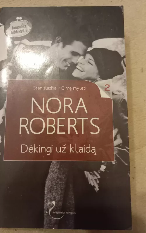 Dėkingi už klaidą - Nora Roberts, knyga