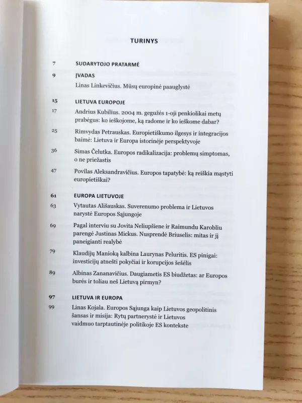 Lietuvos narystė Europos Sąjungoje: atskaitos taškai ir judėjimo kryptys Straipsnių rinktinė - Autorių Kolektyvas, knyga 3