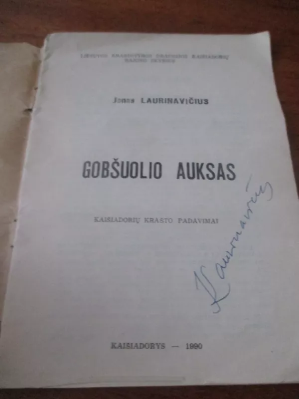 Gobšuolio auksas - Jonas Laurinavičius, knyga 3
