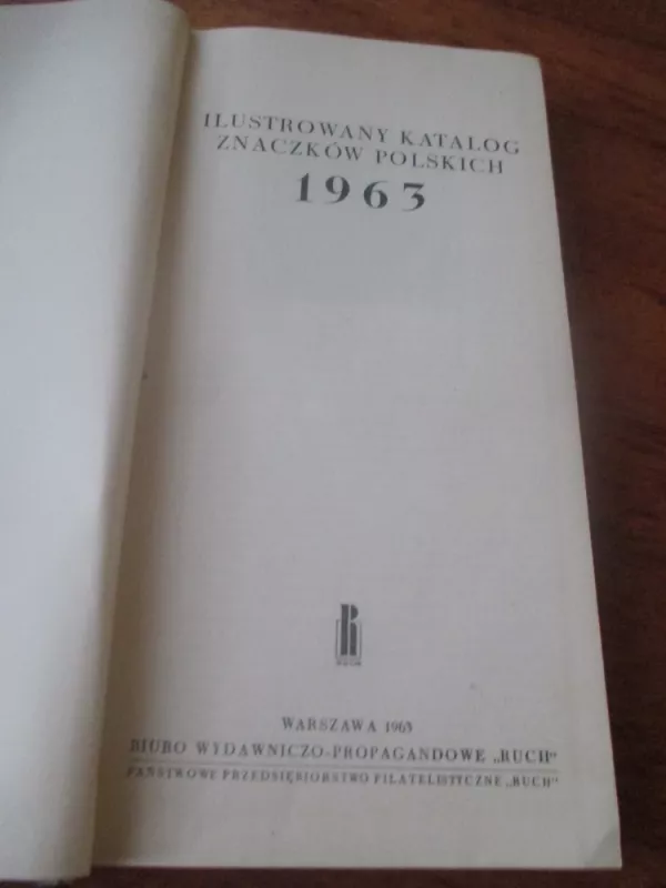 lustrowany katalog znaczkow polskich 1963 - Autorių Kolektyvas, knyga 3