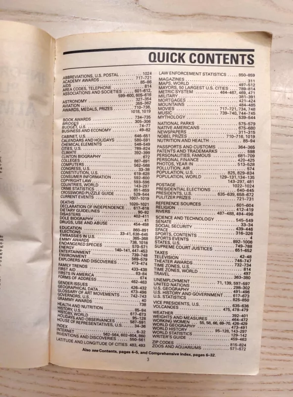 1997 Information Please Almanac The international authority 50th Anniversary Edition - Otto Johnson, knyga 3