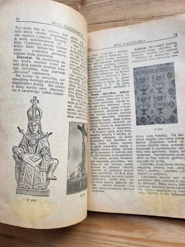 Mūsų kalendorius 1931 Šaulių sąjungos leidinys - Autorių Kolektyvas, knyga 3