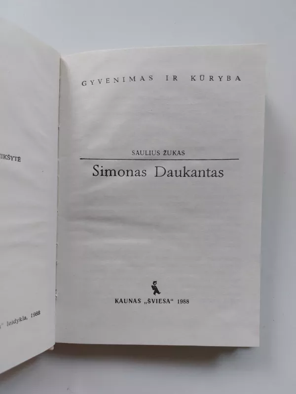 Simonas Daukantas - S. Žukas, knyga 3