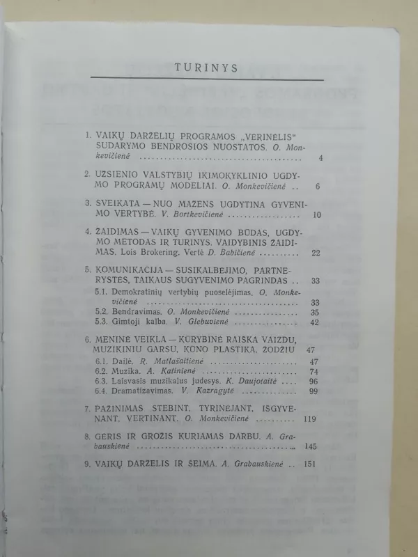 Vėrinėlis. Knyga auklėtojai II dalis - Autorių Kolektyvas, knyga 3