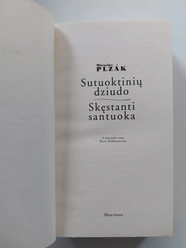 Sutuoktinių dziudo. Skęstanti santuoka - Miroslav Plzak, knyga 4