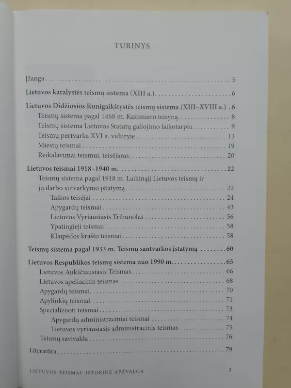 Lietuvos teismai: istorinė apžvalga - Autorių Kolektyvas, knyga 3
