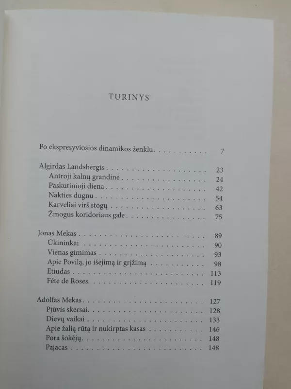Modernioji lietuvių egzilio proza - Algirdas Landsbergis, knyga 3