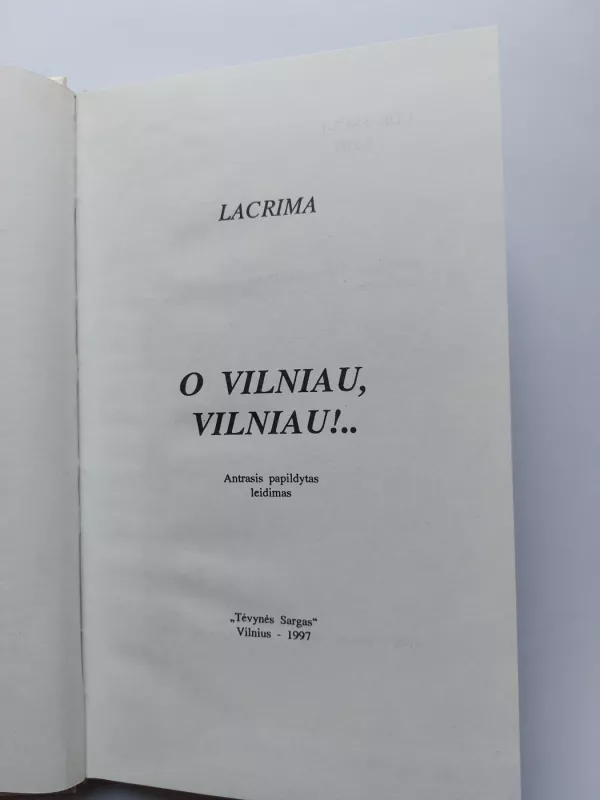 O Vilniau, Vilniau!.. - Autorių Kolektyvas, knyga 3