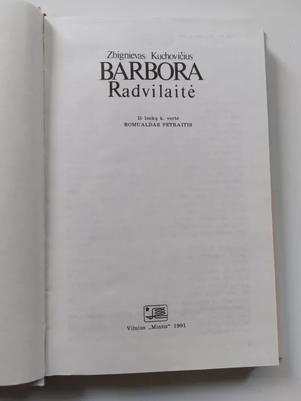 Barbora Radvilaitė - Zbignievas Kuchovičius, knyga 3