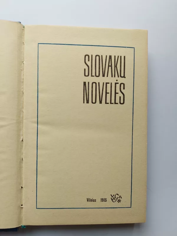 Slovakų novelės - Autorių Kolektyvas, knyga 3