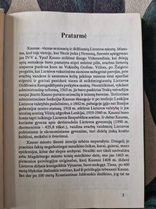 Kauno miesto herbas XV-XX a. - Edmundas Rimša, knyga 3