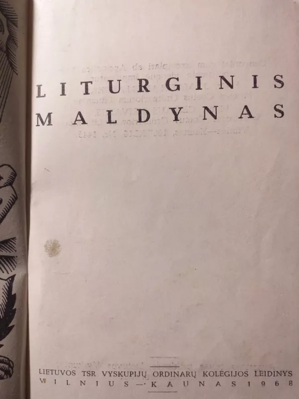 Liturginis Maldynas - Autorių Kolektyvas, knyga 5
