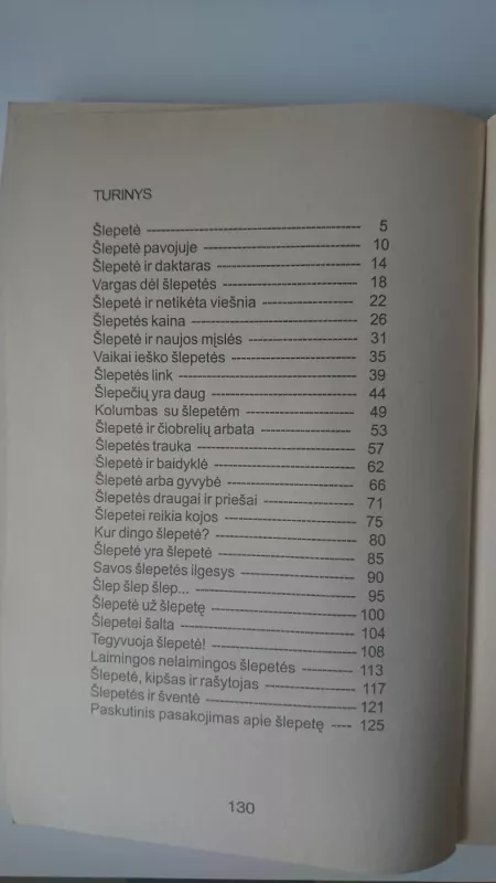 Šlepetė - Vytautas Račickas, knyga 5