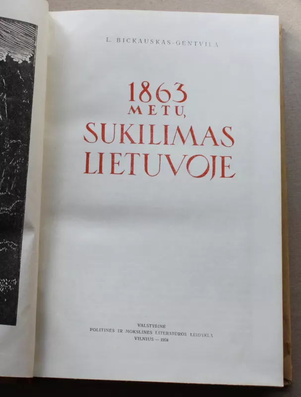 1863 metų sukilimas Lietuvoje - L. Bičkauskas-Gentvila, knyga 3