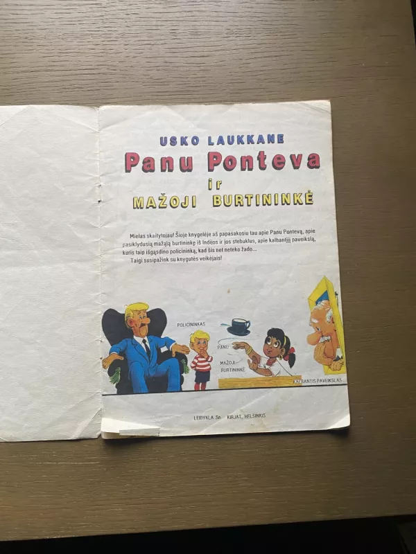 Panu Ponteva ir mažoji burtininkė - Usko Laukkane, knyga 3