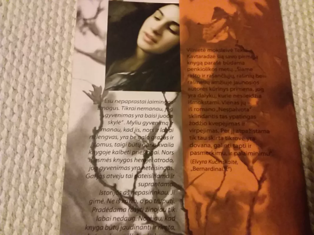 Nespalvota - Teklė Kavtaradzė, knyga 3