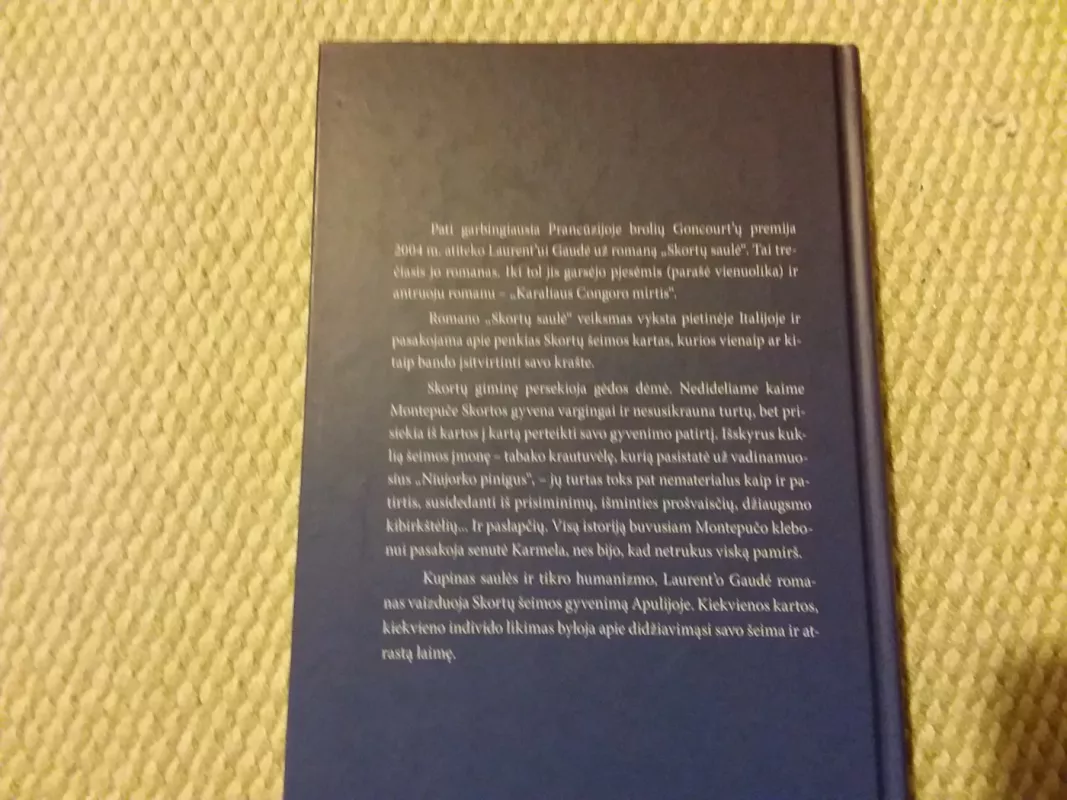 Skortų saulė - Laurent Gaude, knyga 4